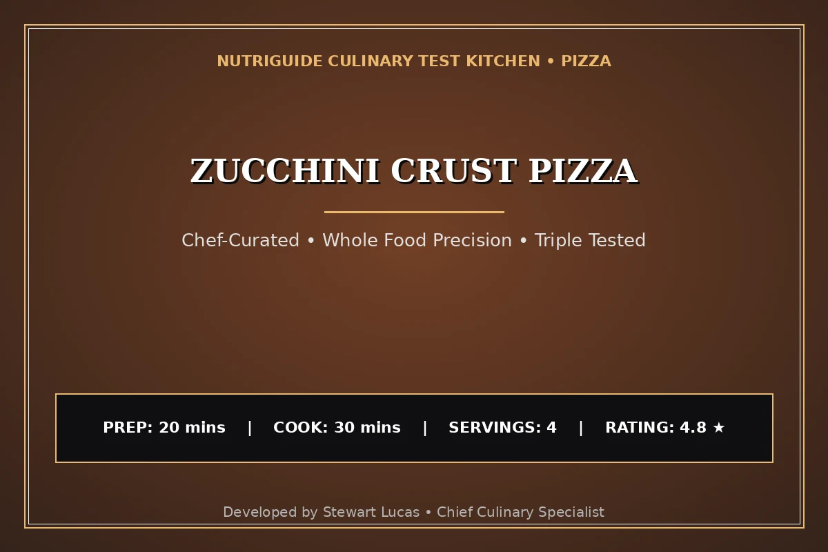 Zucchini Crust Pizza