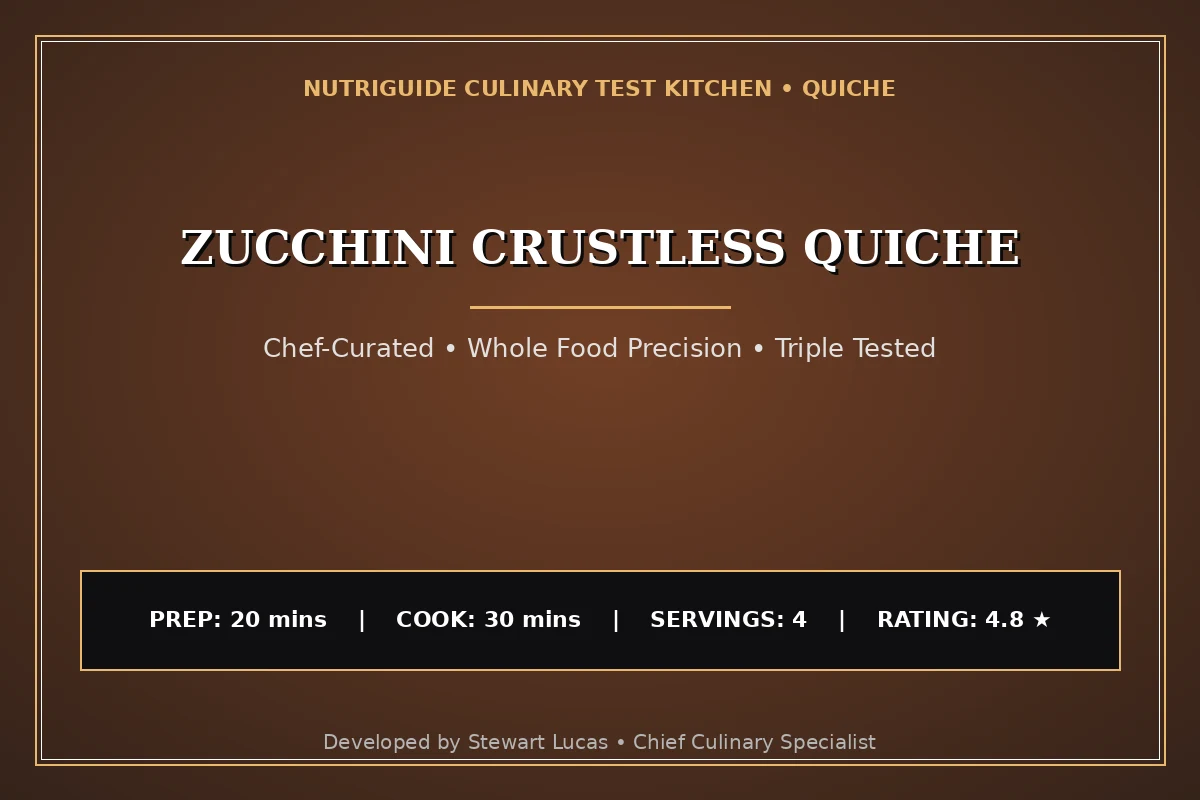 Zucchini Crustless Quiche