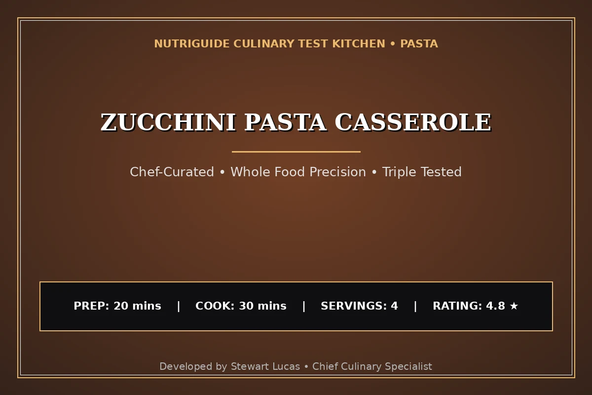 Zucchini Pasta Casserole