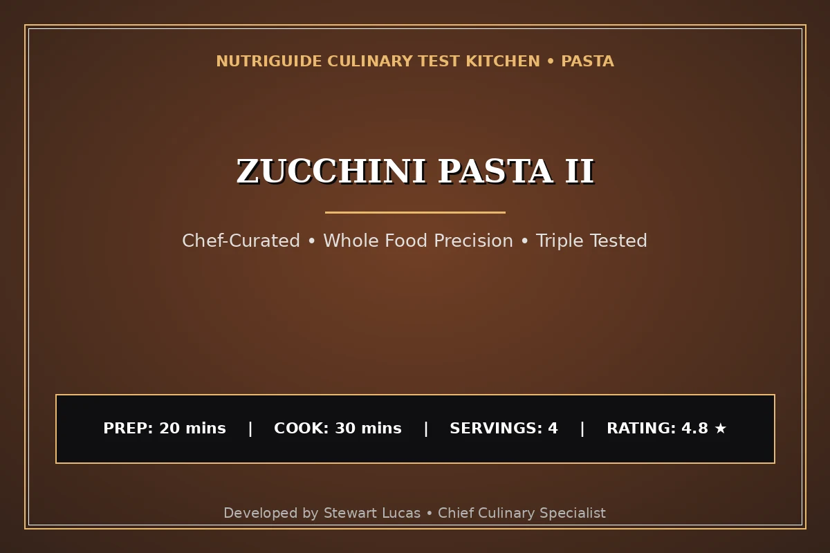 Zucchini Pasta Ii