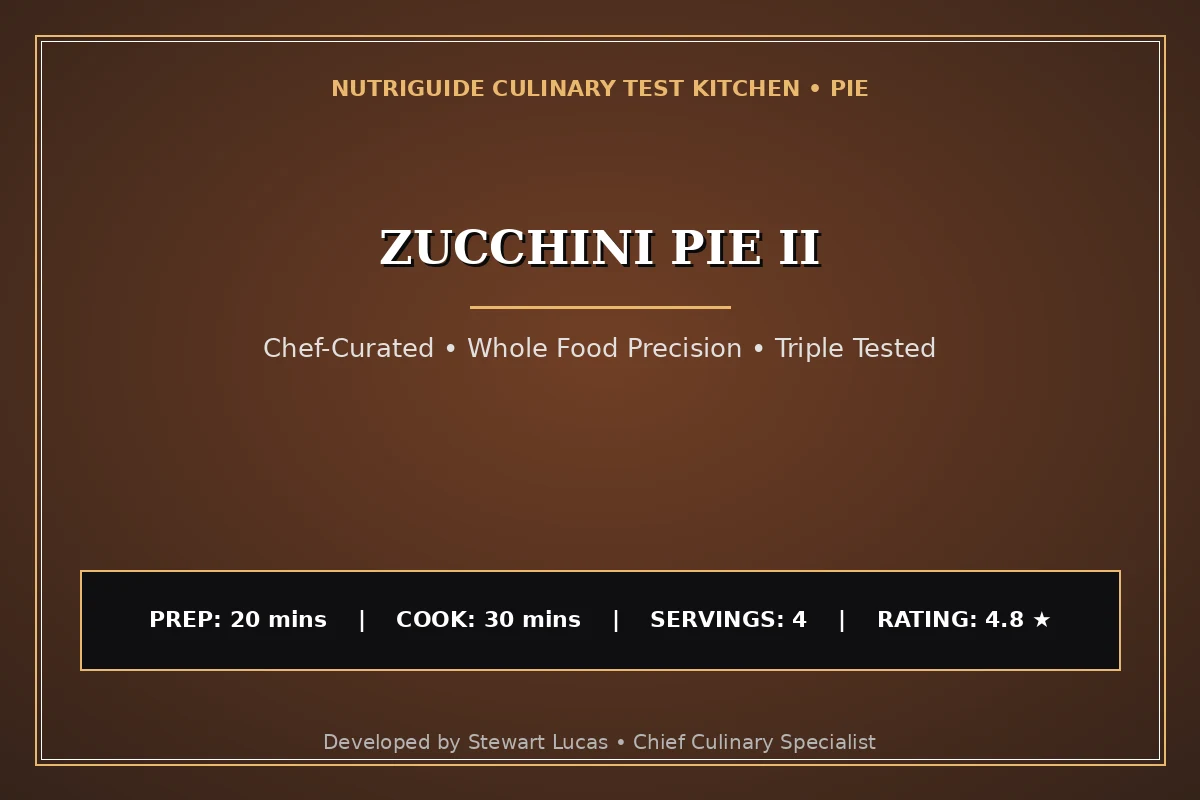 Zucchini Pie Ii