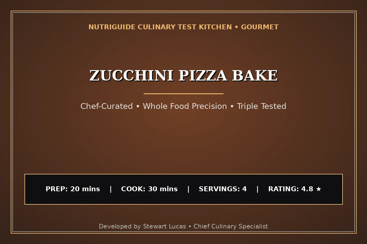 Zucchini Pizza Bake