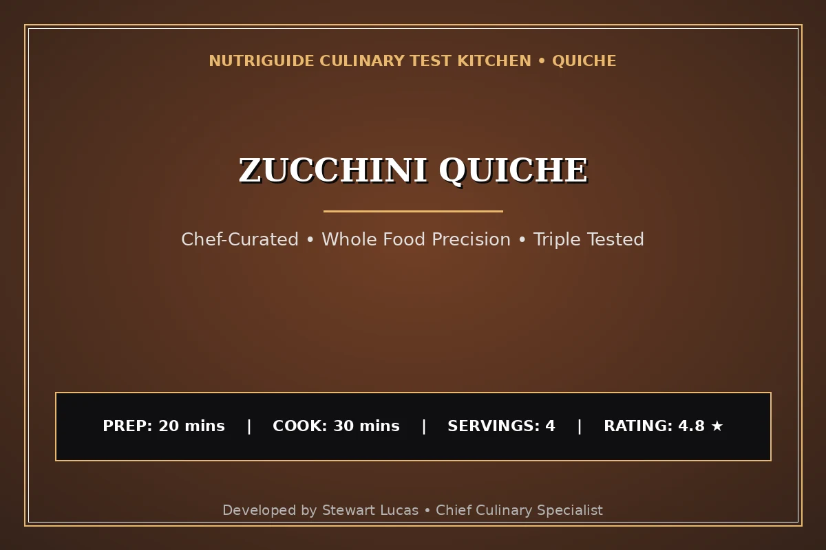 Zucchini Quiche