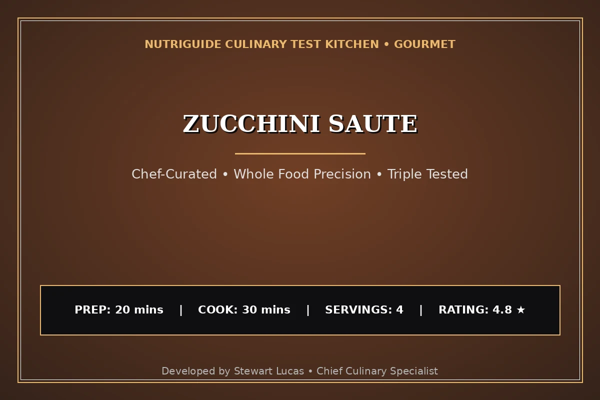 Zucchini Saute