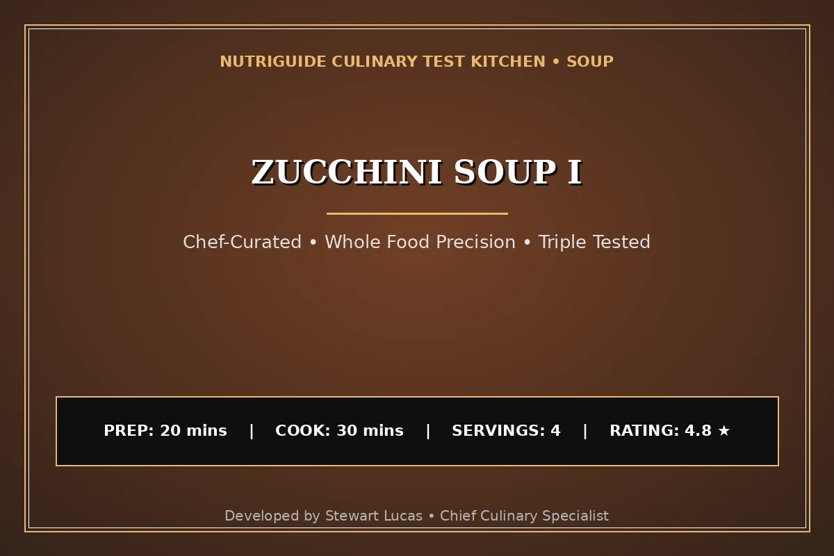 Zucchini Soup I