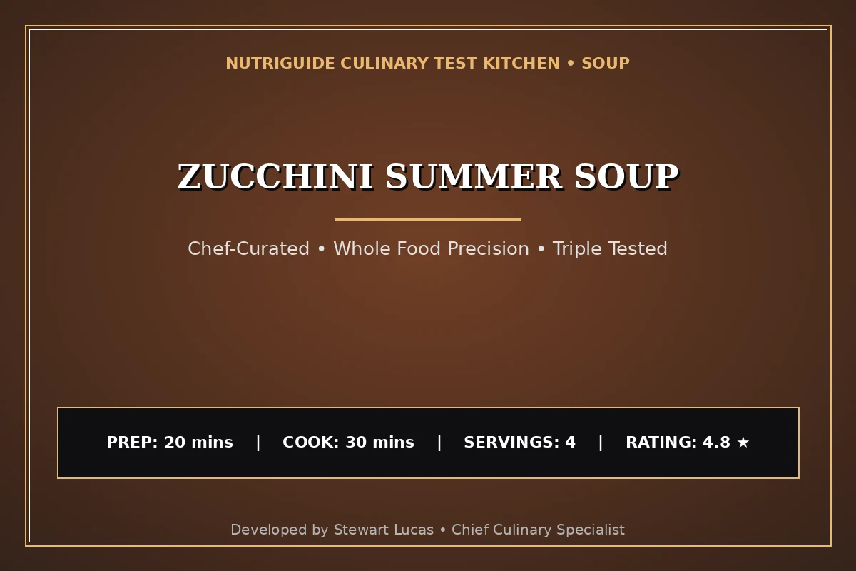 Zucchini Summer Soup