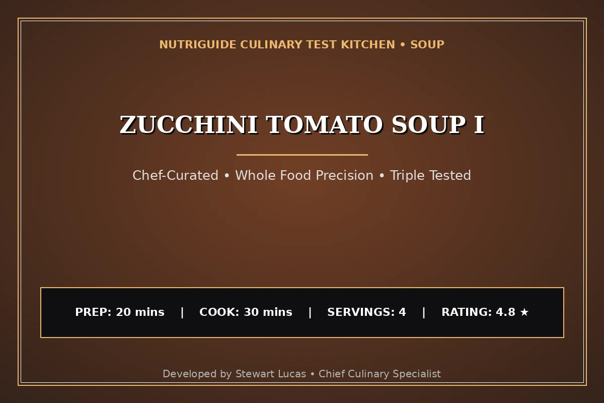 Zucchini Tomato Soup I