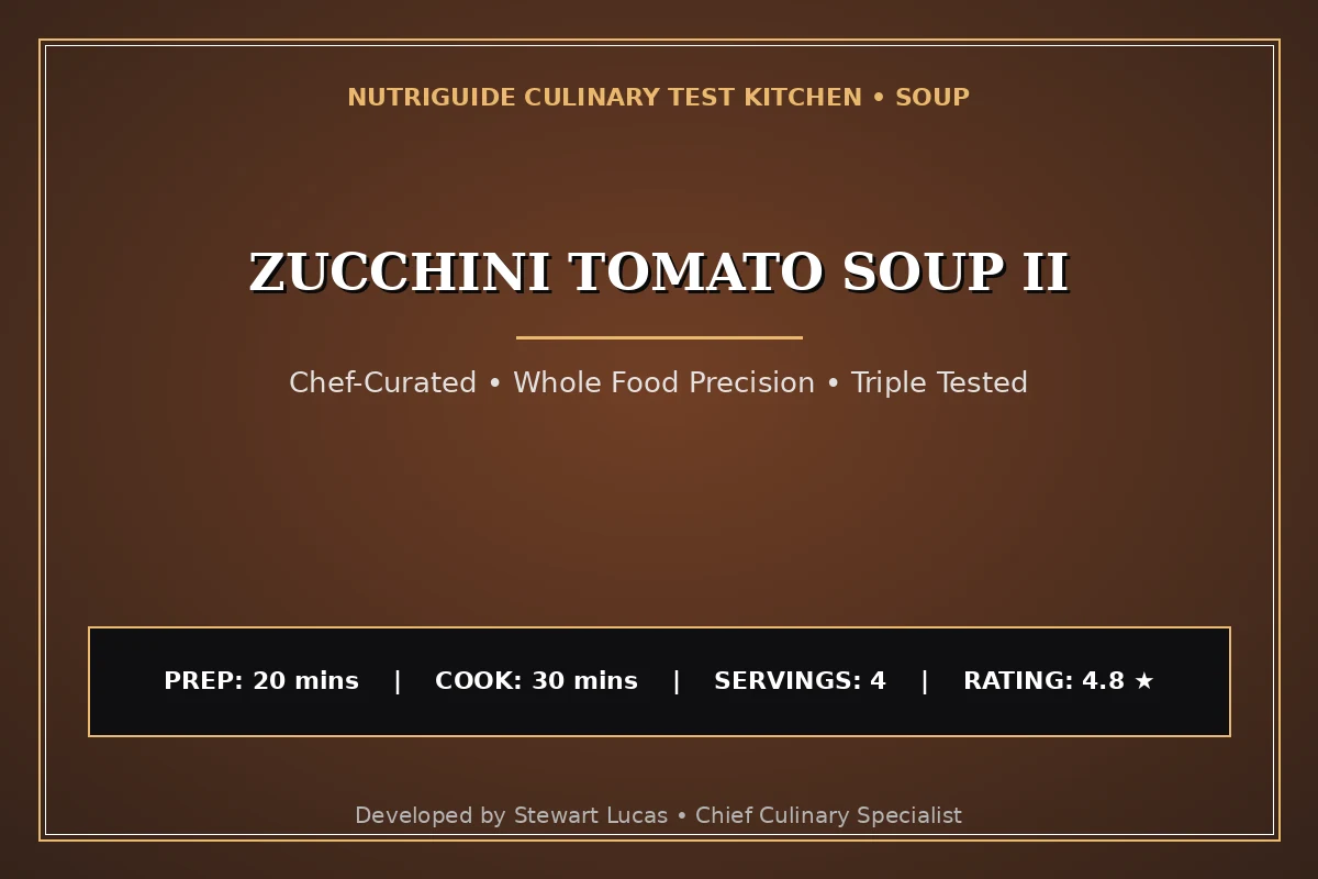 Zucchini Tomato Soup Ii